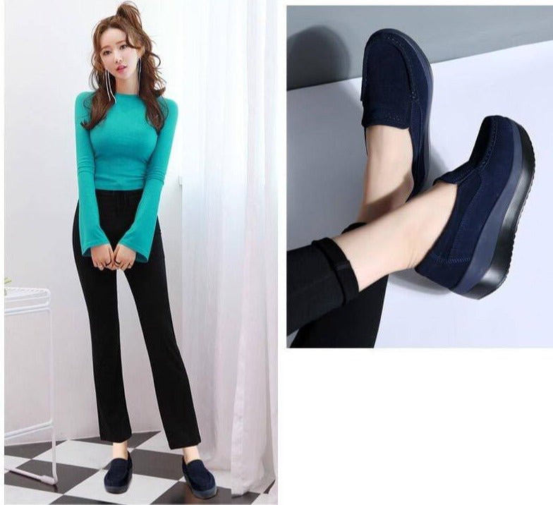 Vrouwen Slip-On Moccasin Schoenen