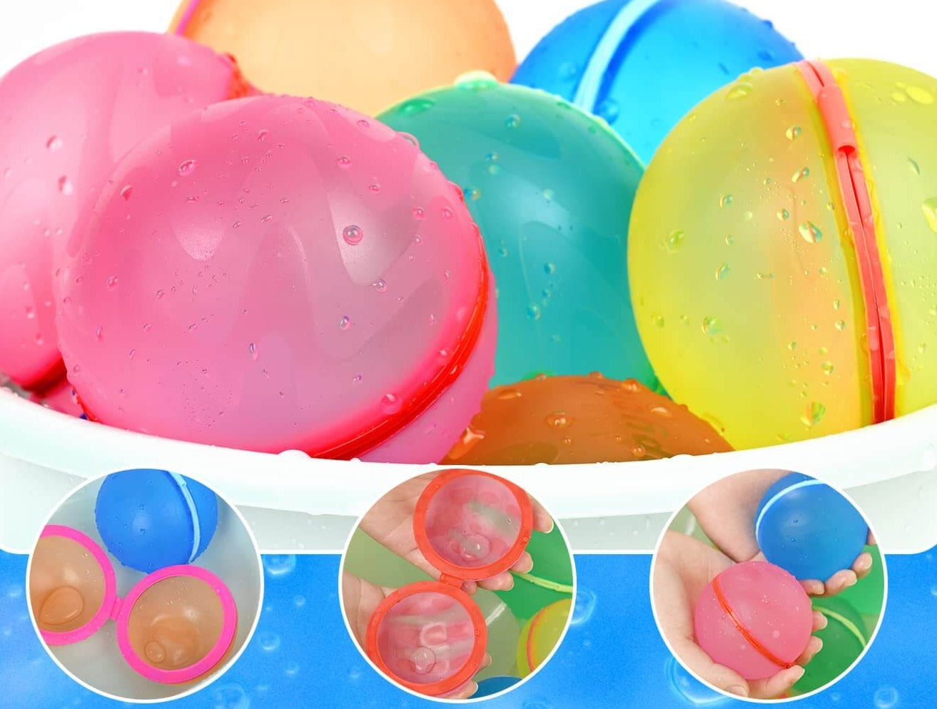 Herbruikbare waterballonnen