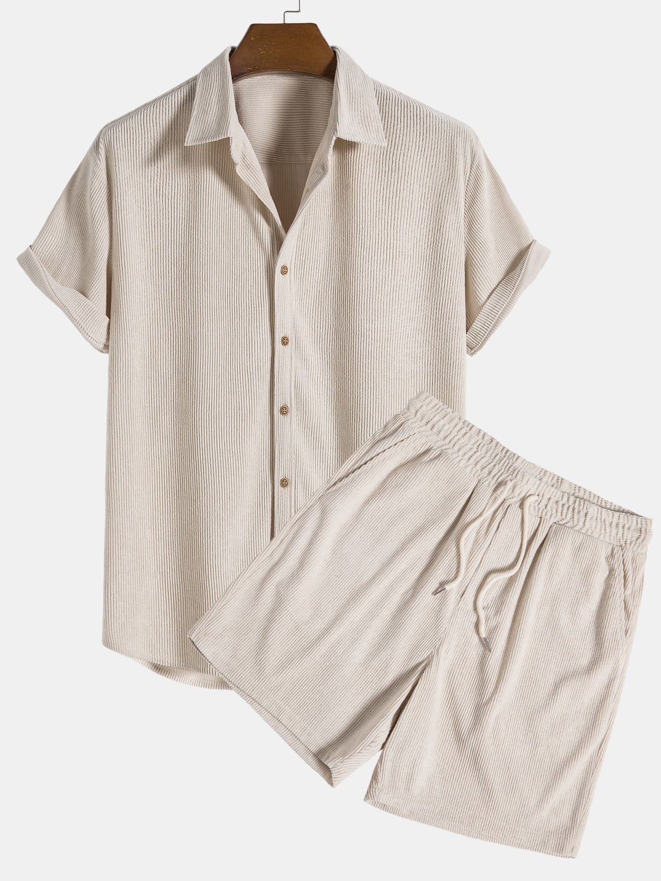 Heren 2-delige Set Corduroy Stijlvol en Comfortabel 1