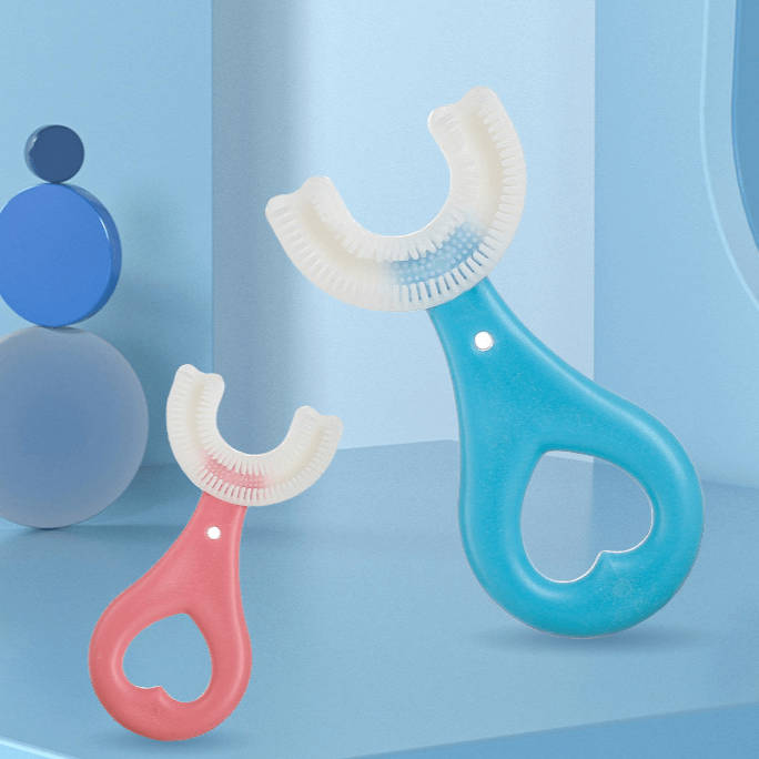 Kinderen U-vormige Siliconen Tandenborstel