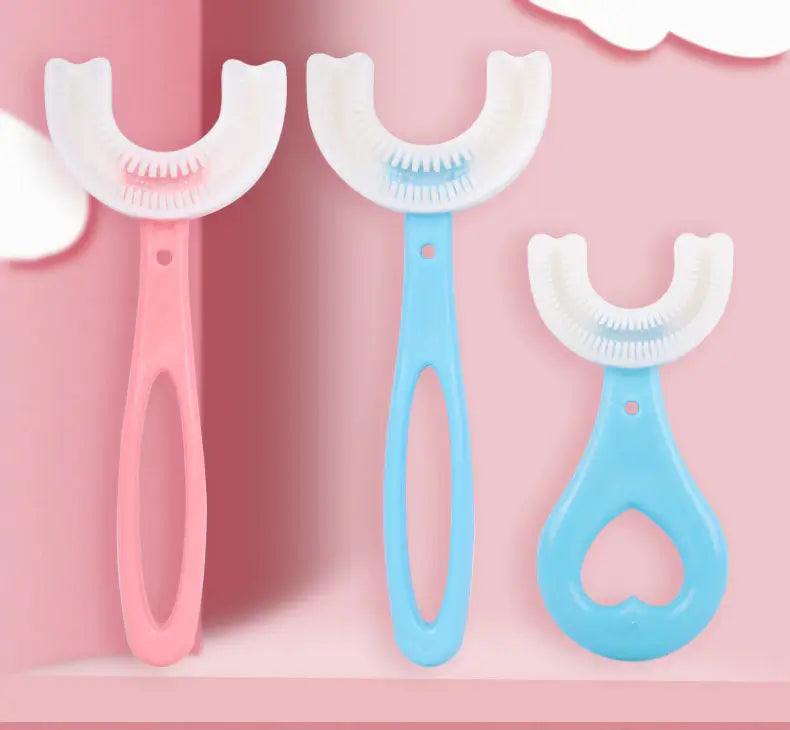 Kinderen U-vormige Siliconen Tandenborstel