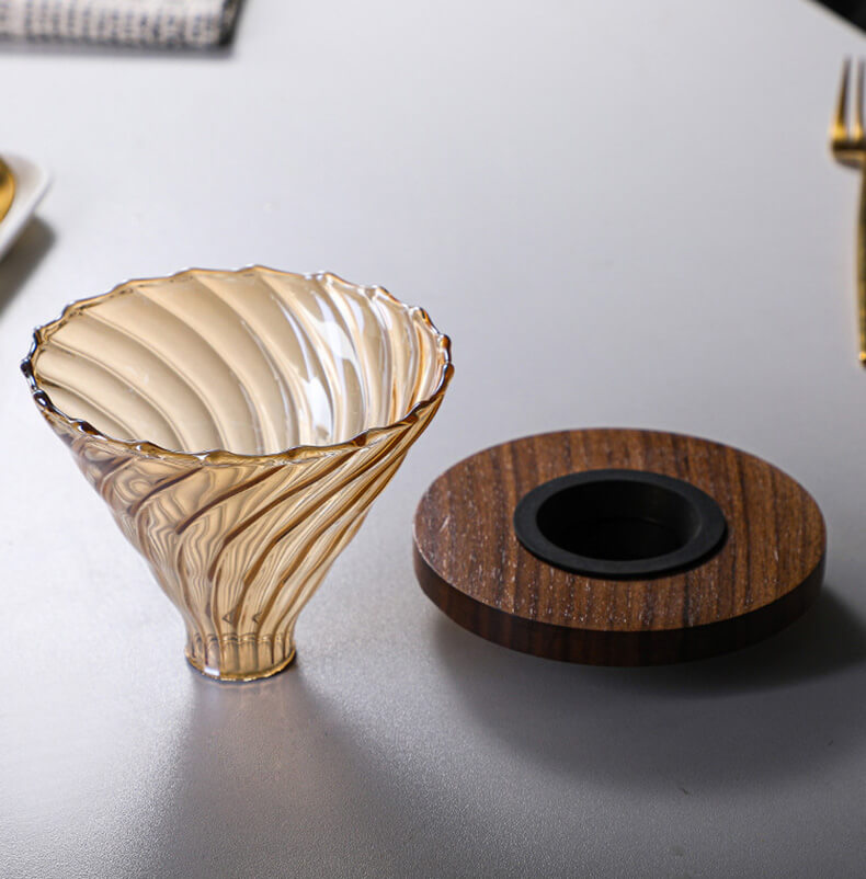 Glazen Koffiedruppelaar Set