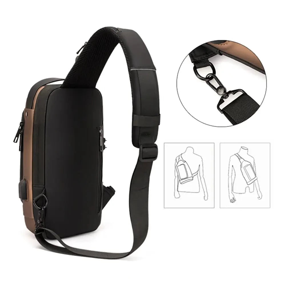 USB Opladende Cross Body Tas