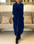 Dames Jurk Elegante Winterstijl Warme Stof-4
