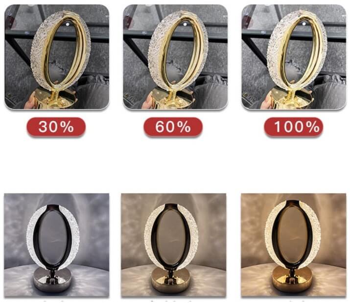 Kristallen Gloed Tafellamp