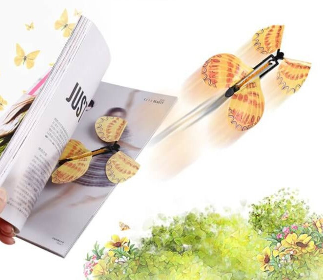 Magische Opwindbare Fladderende Vlinder