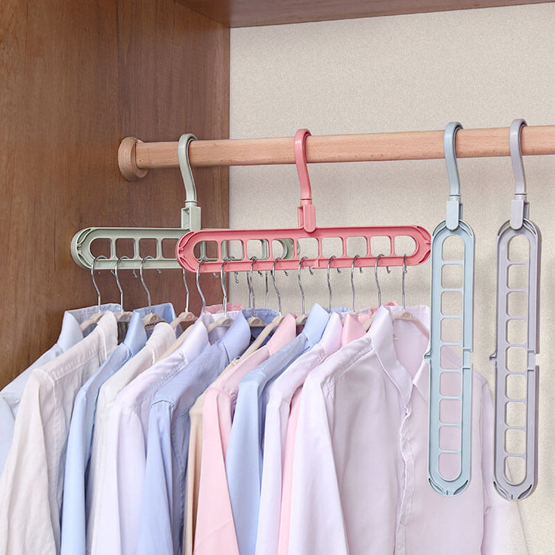 Ruimtebesparende 9-gaats hanger