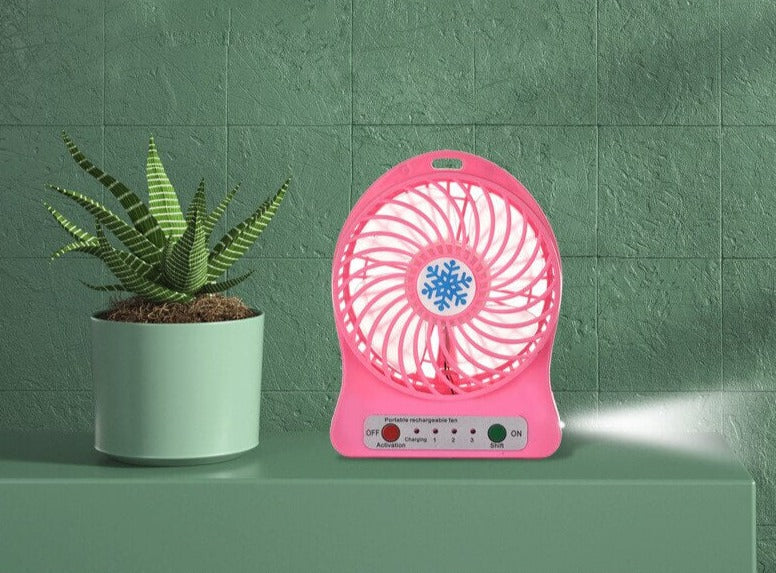 Draagbare miniventilator