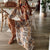 Dames Maxi Jurk Elegante Ademend Polyester Zomer-2
