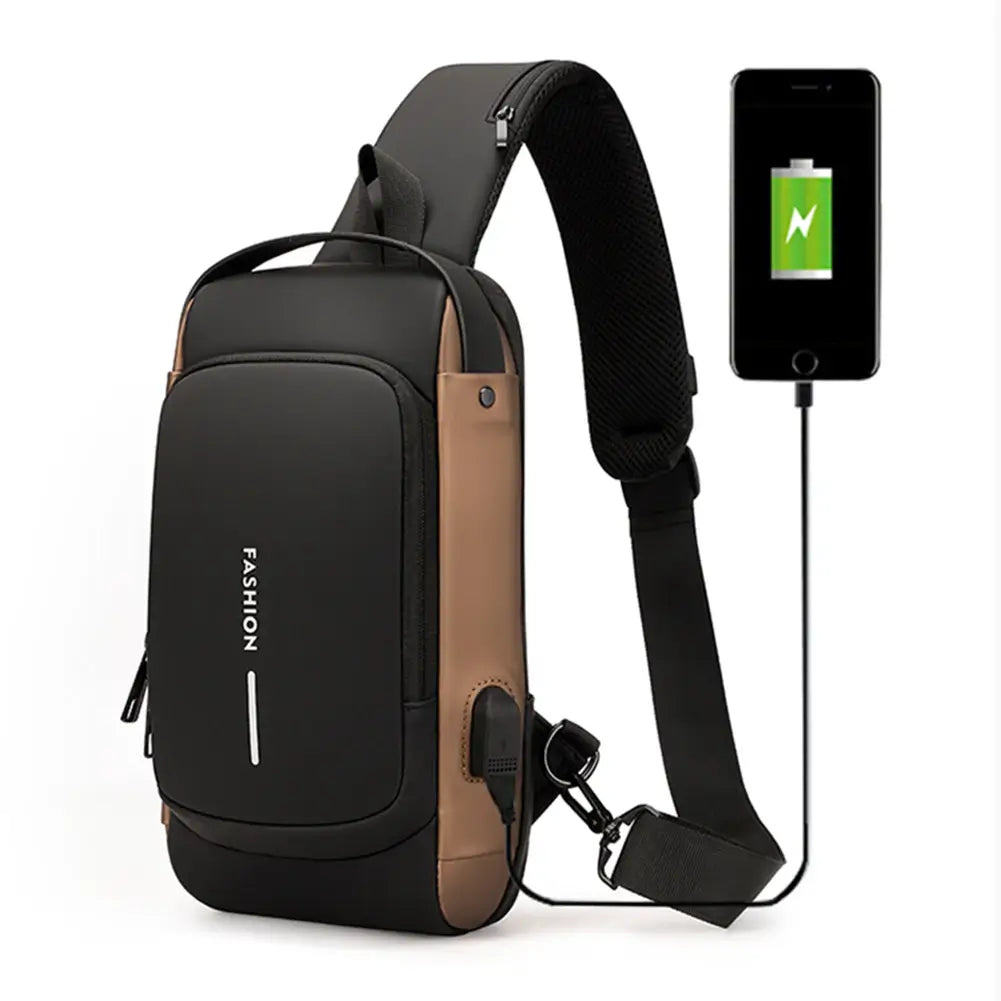 USB Opladende Cross Body Tas