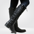 Dames Hoge Laarzen Comfortabel Leer en Ademend Textiel 1