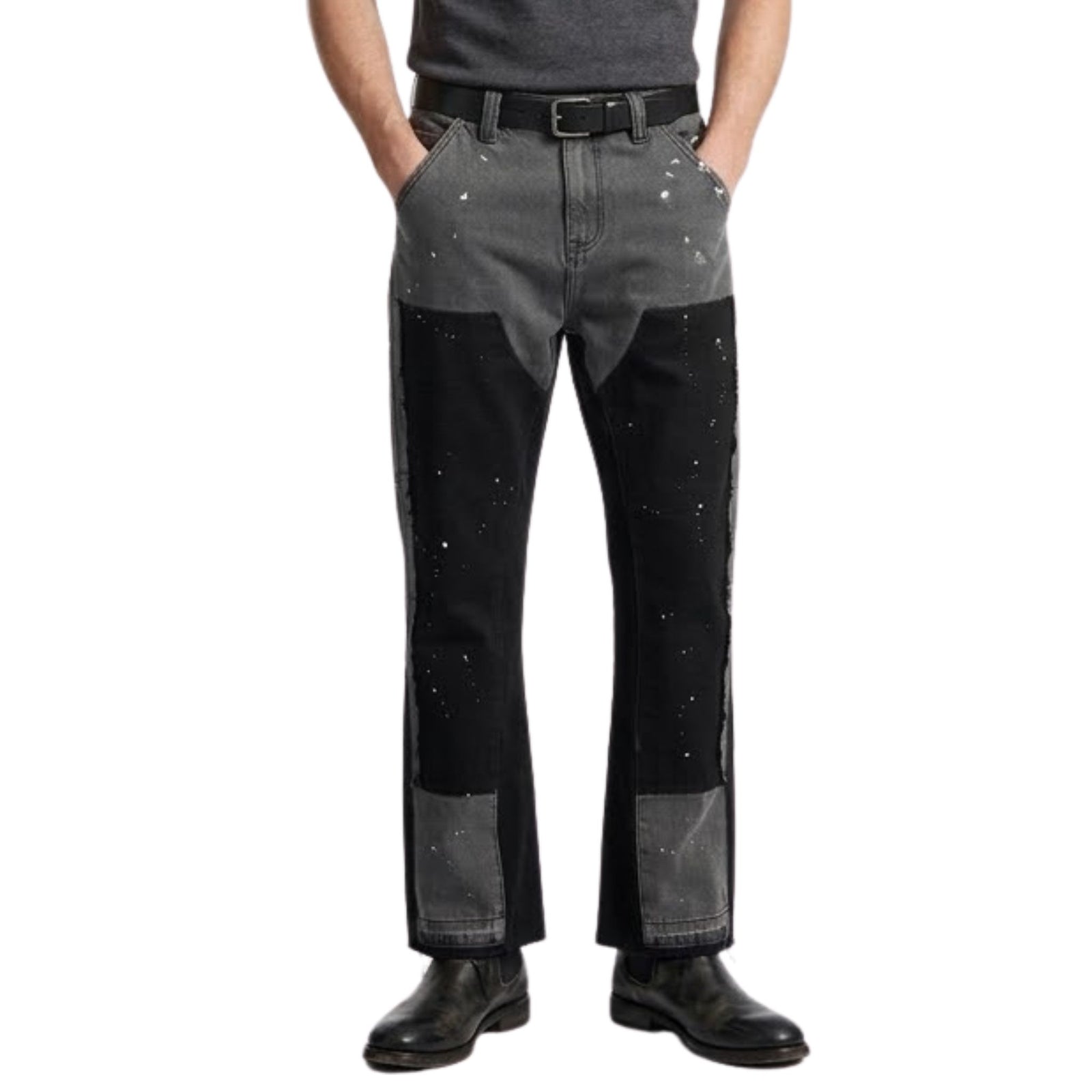 Heren Flared Jeans Retro Denim
