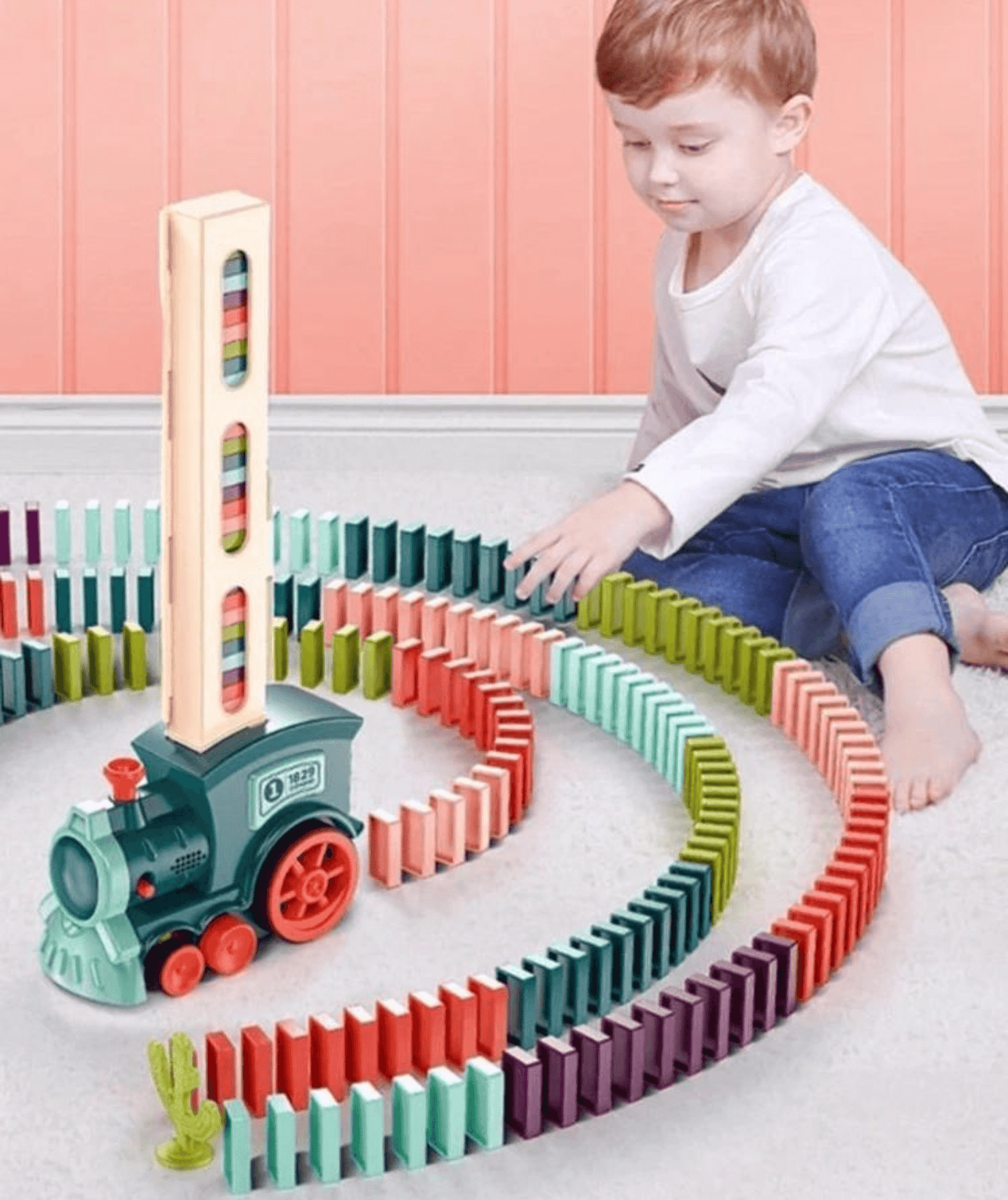 Automatische Domino Legtreinset