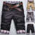 Heren Korte Broek Cargo Stijl 100% Katoen Met Praktische Zakken-5