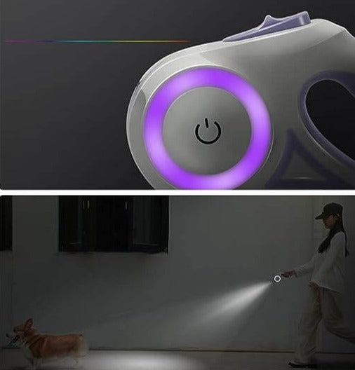 Automatische Uitschuifbare LED Huisdierenriem