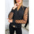 Dames Blouse Elegante Diepe V-hals Vloeiende Snit Hoogwaardige Stof-6
