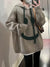 Dames Hoodie Glimlachontwerp Verstelbare Snoertrein Katoen-4