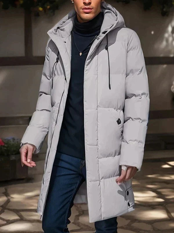 Heren Winterjas Dikke Stijlvolle Polyester Mix voor Comfort en Warmte 6