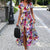 Variant image for Dames Jurk Bloemdruk Zomer 100% Katoen Luchtig Design-33