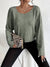 Dames T-shirt Geribbeld Ronde Halslijn Katoenmix-2