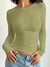 Variant image for Dames T-shirt Lange Mouwen Ronde Hals 100% Katoen Casual Shirt-57