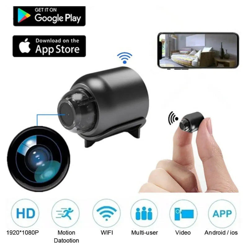 Draadloze Mini Camera Wifi Compact 1080P HD Met Nachtzicht-1