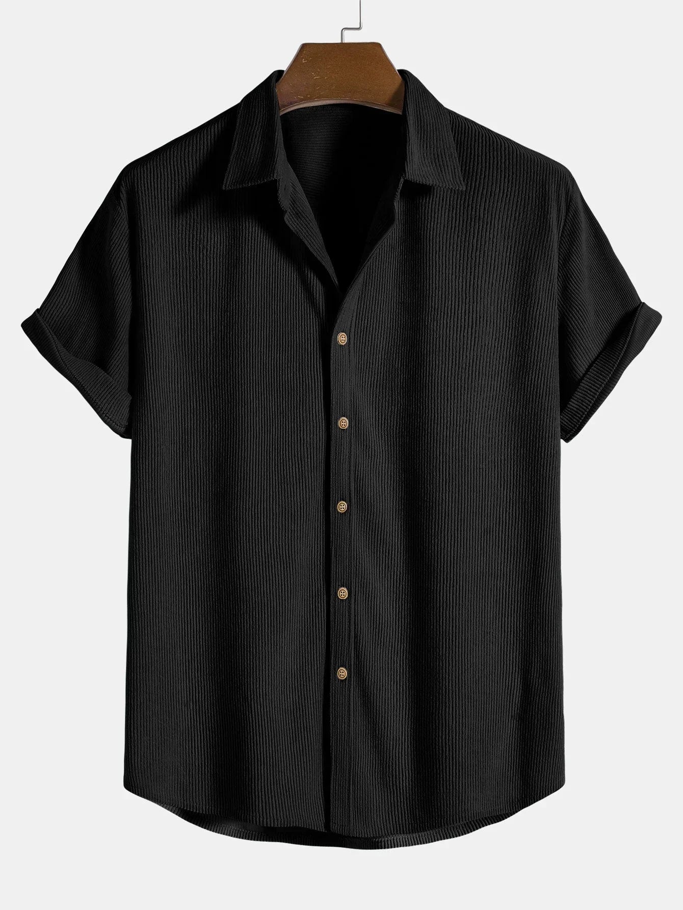 Variant image for Heren T-Shirt Lichtgewicht Casual Cordstof voor Zomer-17