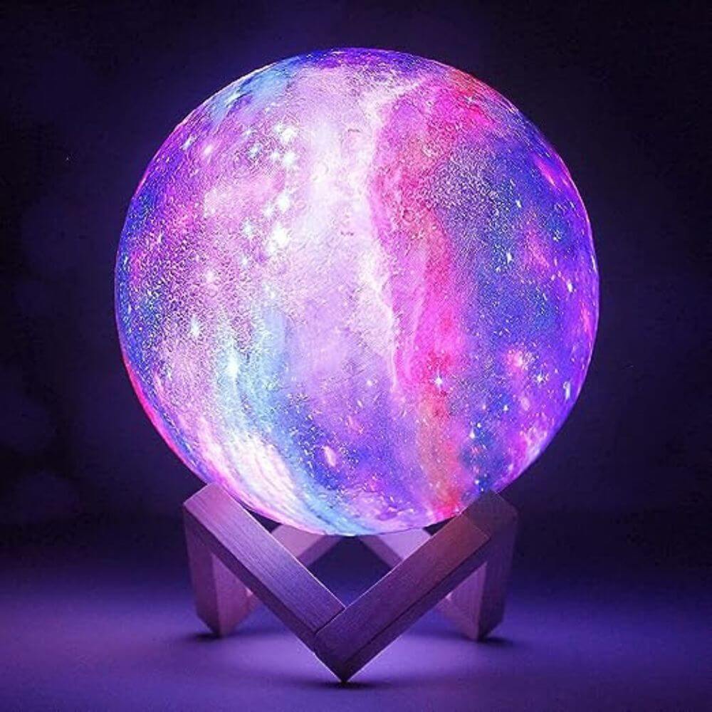 Meerkleurige 3D Maanlamp