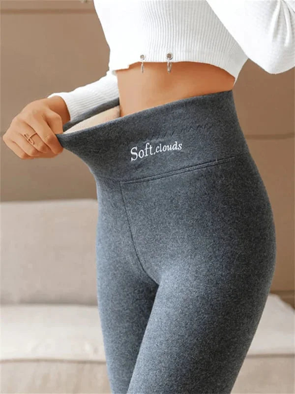 Dames Sportlegging Fleece Thermo Comfortabel en Warm 4