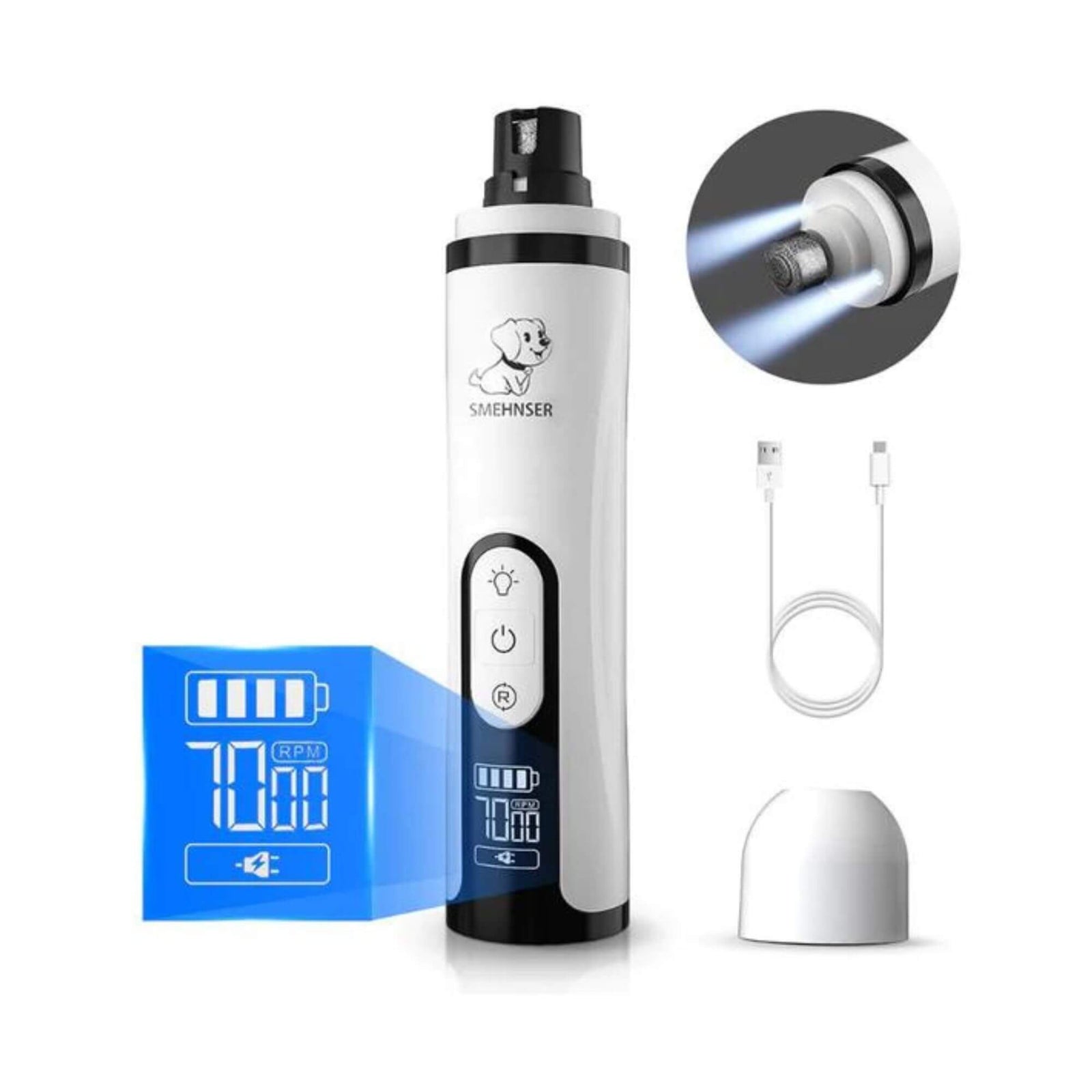 Huisdier's Elektrische LED Nagelknipper