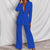 Variant image for Dames Blazer en Broek Set Chique Polyester Mix voor Formele Gelegenheden-31