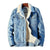 Heren Jas Winter Denim Fleece Stijlvol en Comfortabel 3