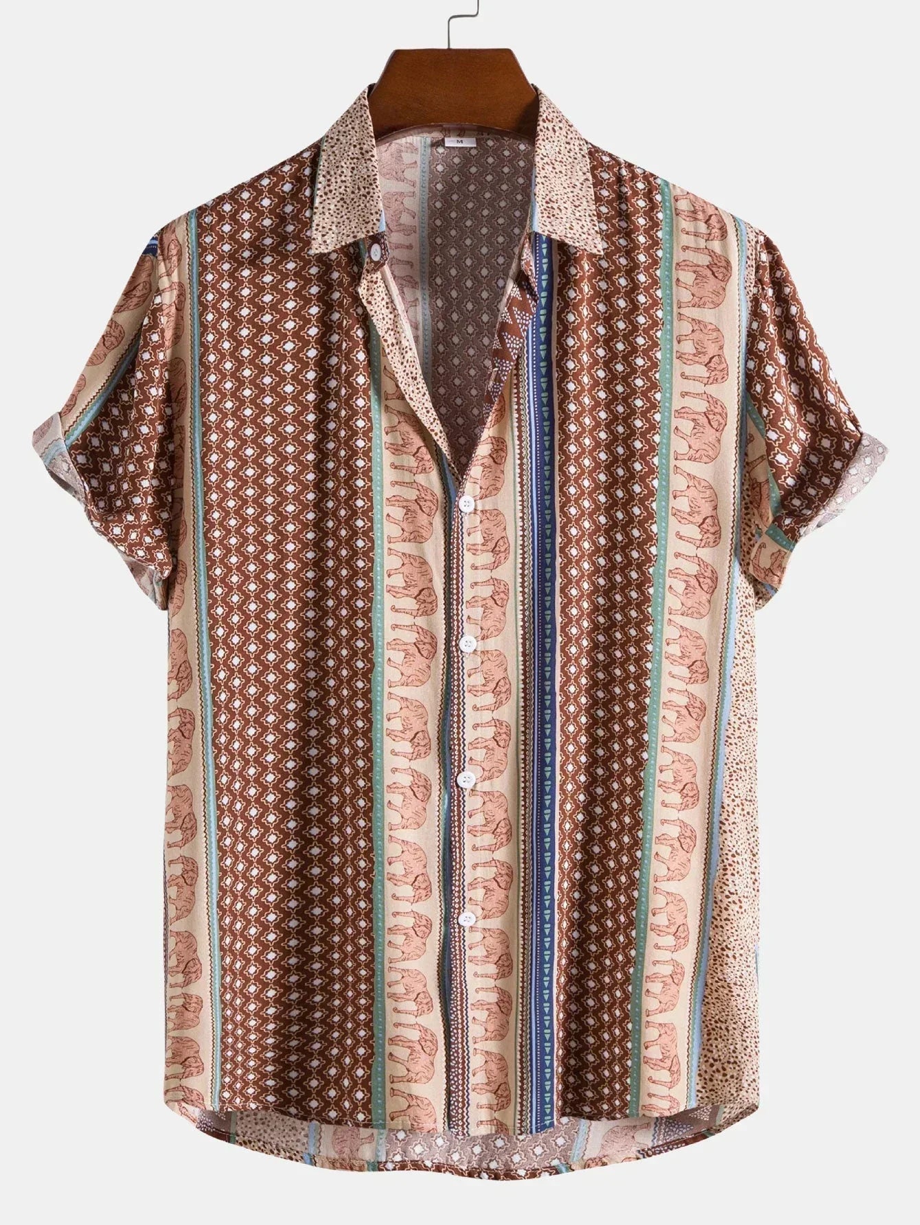 Variant image for Heren T Shirt Vintage Look Casual Katoen voor Zomer-9