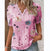 Variant image for Dames Blouse Bloemendruk Lente Losse Pasvorm Zacht Katoen-33