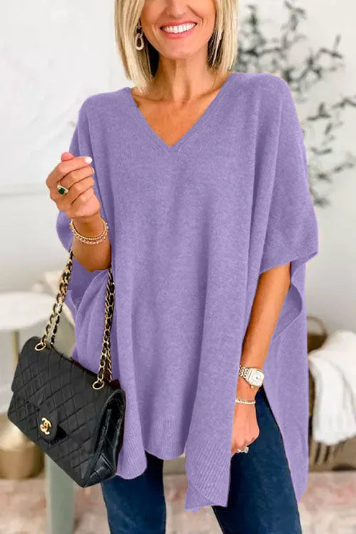 Variant image for Dames Pullover Lichtgrijs Casual 100% Kasjmier-19