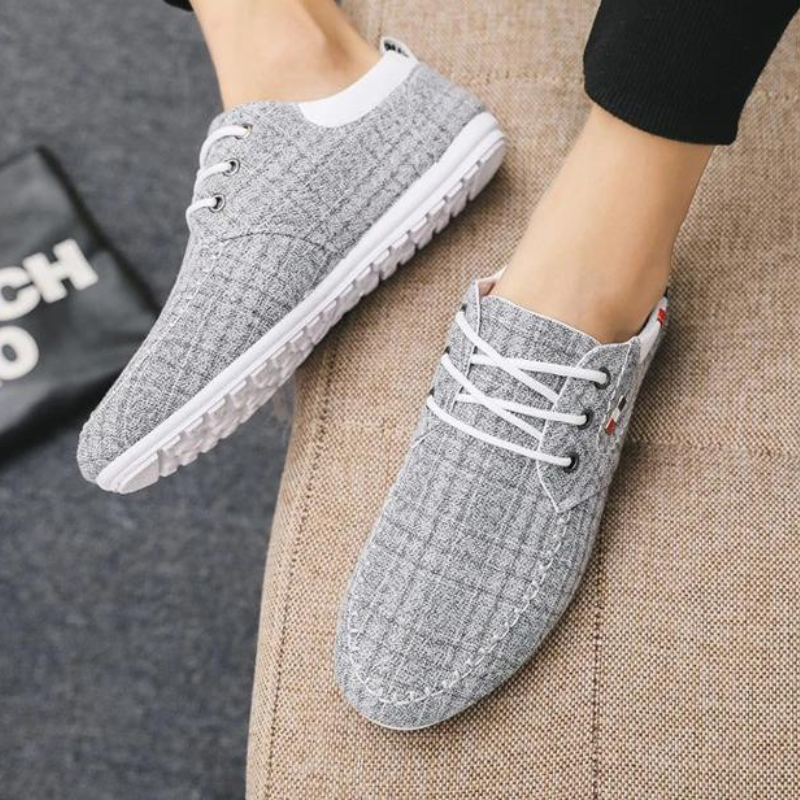 Canvas casual herensneakers