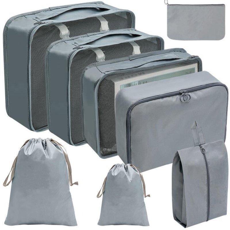 8-delige set reisorganisator