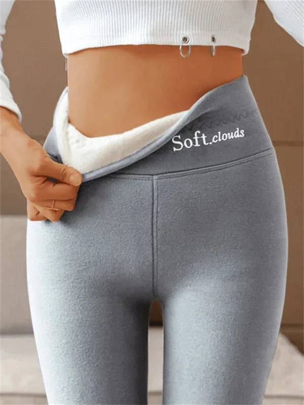 Dames Sportlegging Fleece Thermo Comfortabel en Warm 5