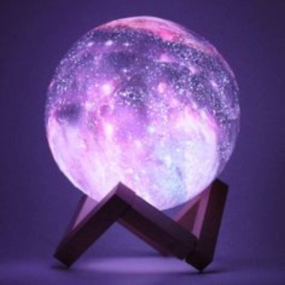 Meerkleurige 3D Maanlamp