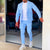 Heren Cargo Pak Tweedelig Stijlvol Polyester 5