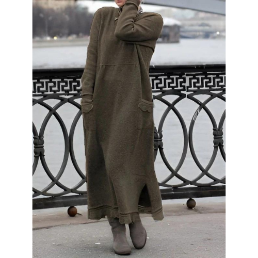 Variant image for Dames Lange Jurk Comfortabele Maxi Stijl Hoogwaardige Stof-22