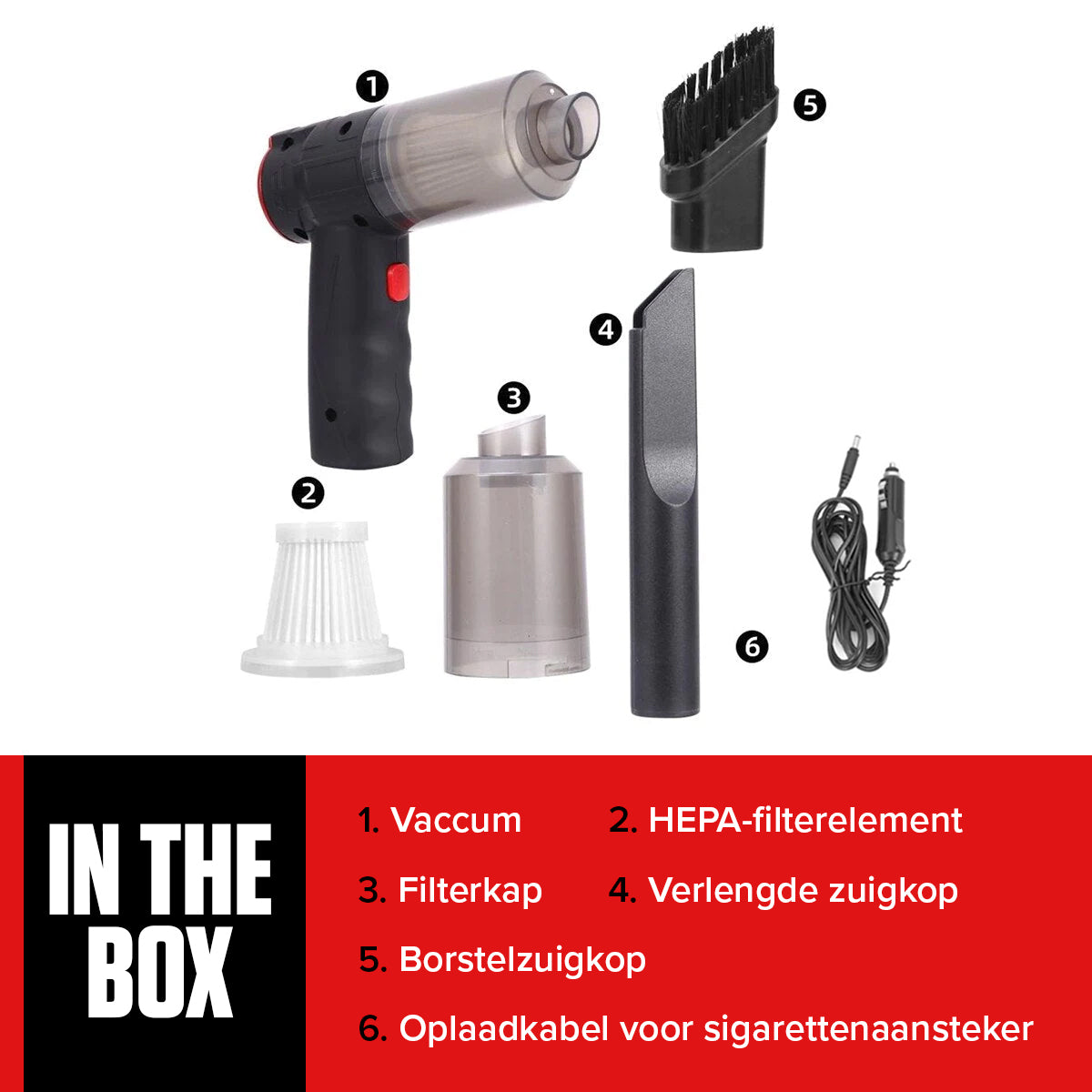 Handheld Stofzuiger en Luchtblazer