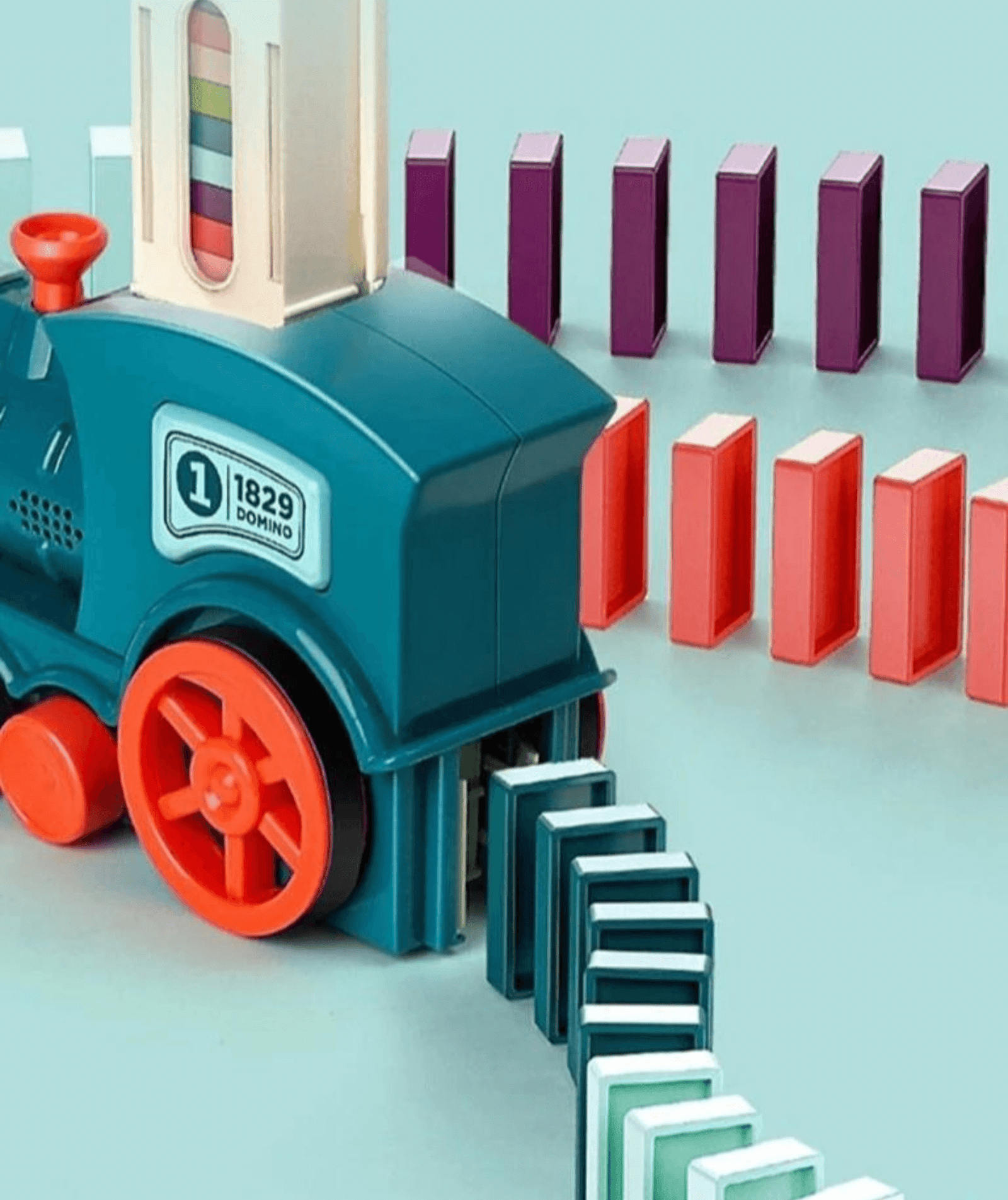 Automatische Domino Legtreinset