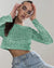 Variant image for Dames Crop Top Sprankelend Stijlvol Hoogwaardige Stof-25