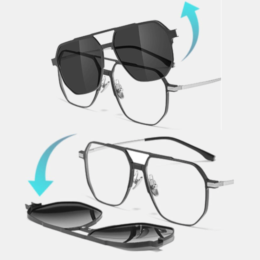 3-in-1 Magnetische Gepolariseerde Zonnebril