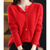 Dames Trui O-Hals 100% Wol Cardigan voor Winterse Look 4