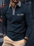 Variant image for Heren Poloshirt Lange Mouwen Klassiek Katoen-6