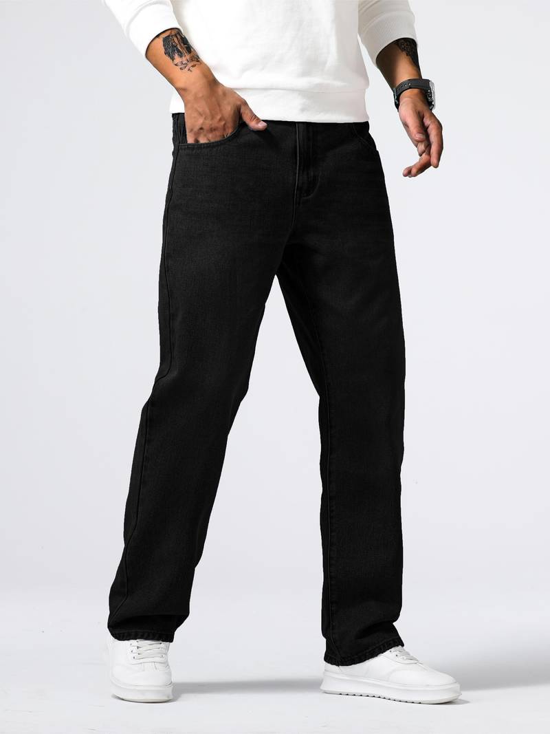 Variant image for Heren Jeans Rechte Pasvorm Hoogwaardige Denim-9