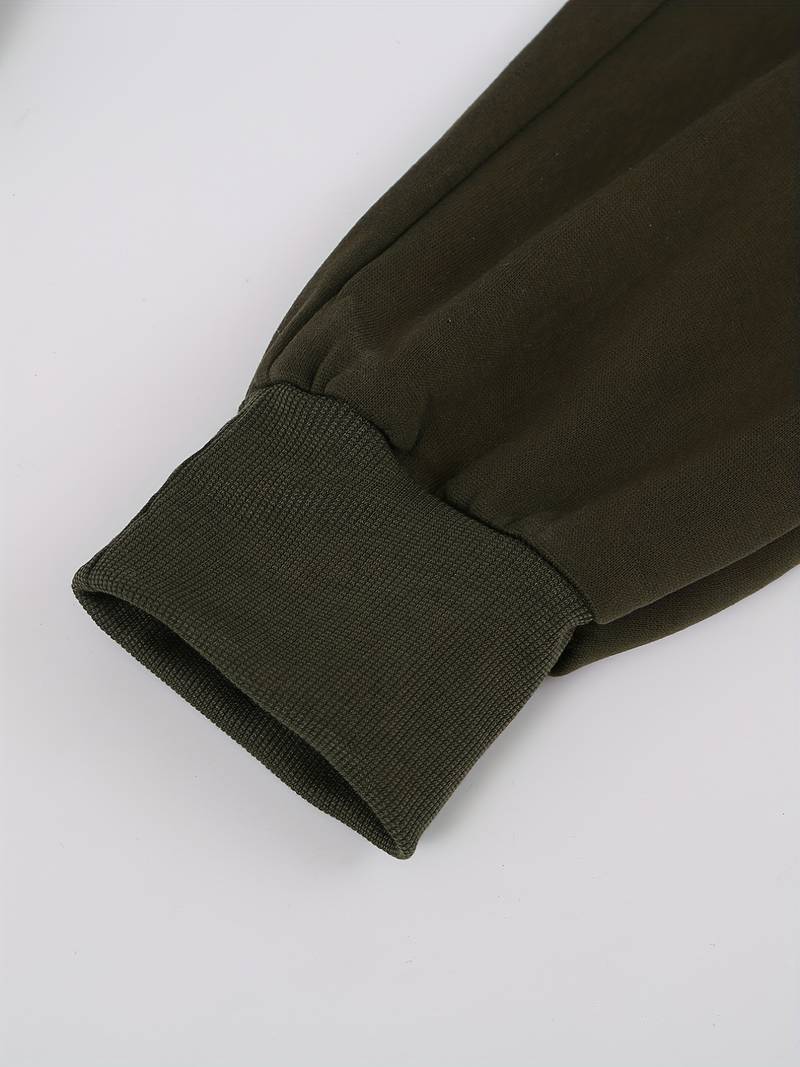 Heren Casual Broek Losse Pasvorm Katoen Met Snoertrek-6