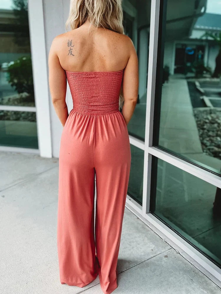 Dames Jumpsuit Off-Shoulder Polyester Voor Feestelijke Gelegenheden-3